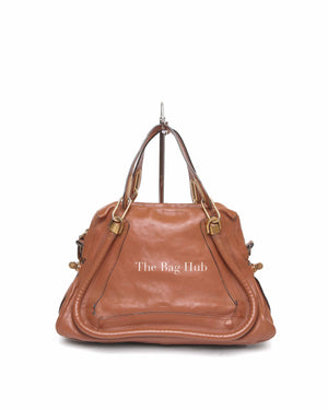 Chloe Brown Leather Medium Paraty Bag