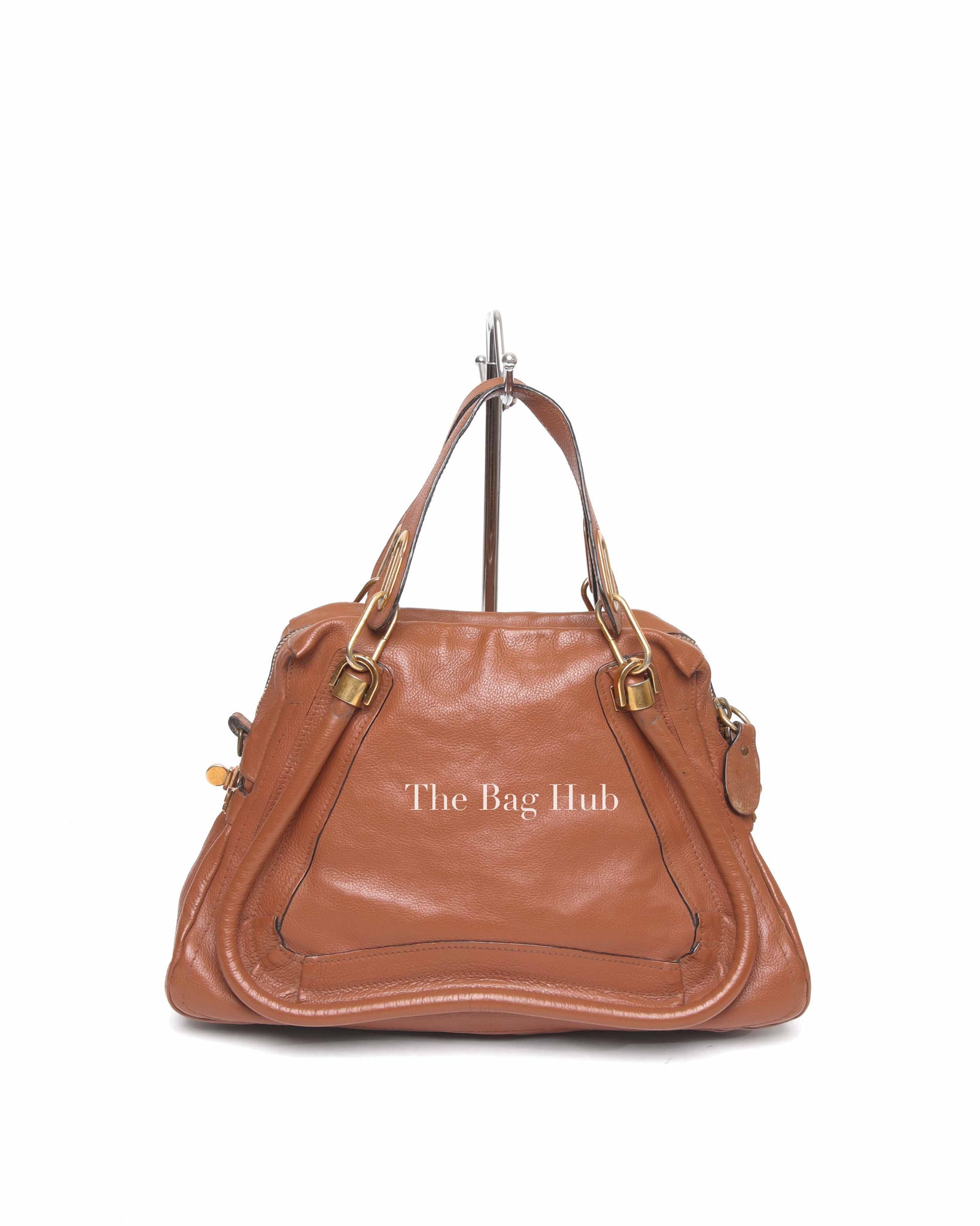 Chloe Brown Leather Medium Paraty Bag