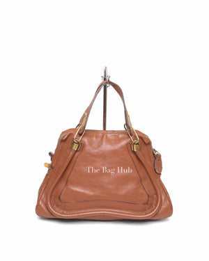 Chloe Brown Leather Medium Paraty Bag