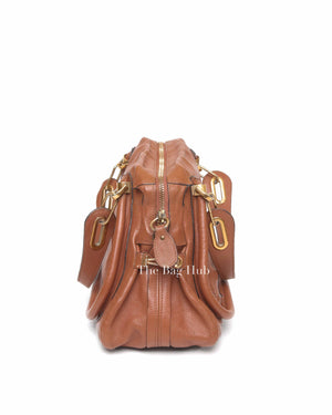 Chloe Brown Leather Medium Paraty Bag