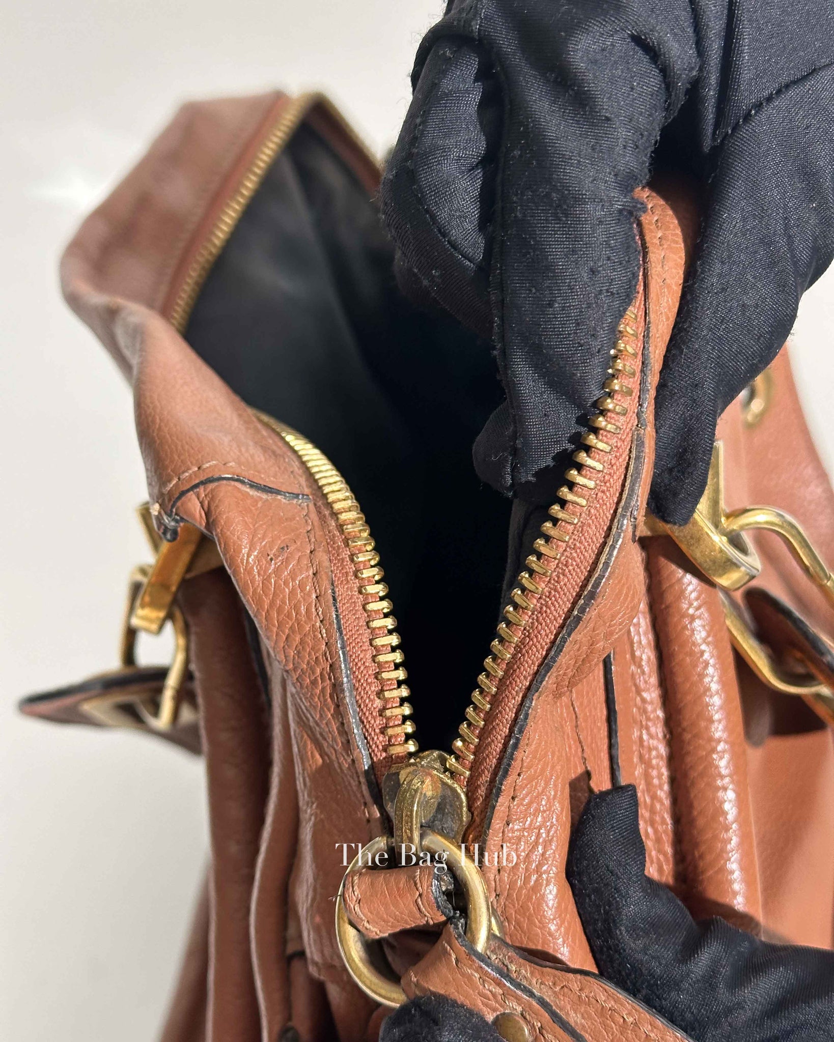 Chloe Brown Leather Medium Paraty Bag