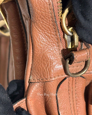 Chloe Brown Leather Medium Paraty Bag