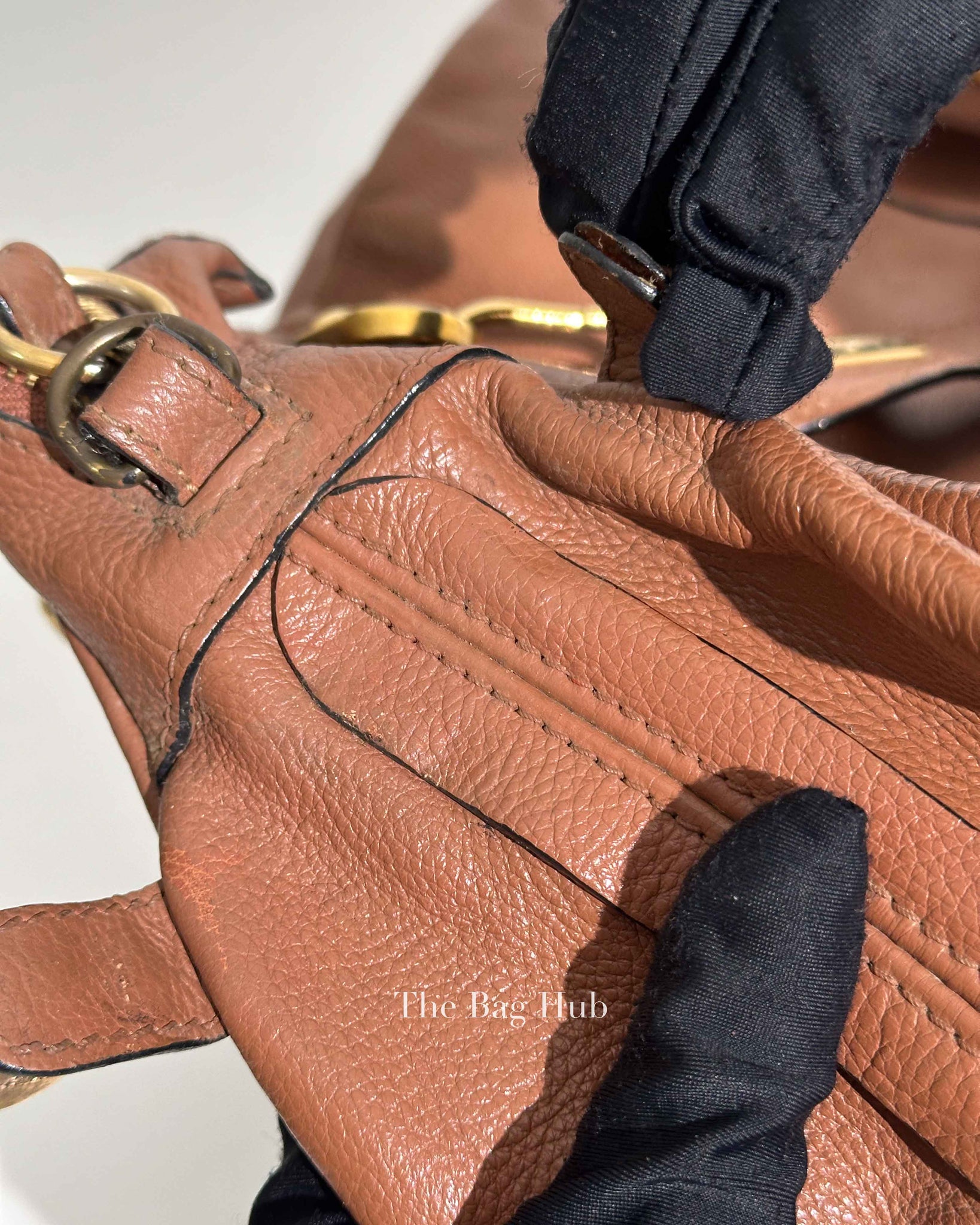 Chloe Brown Leather Medium Paraty Bag
