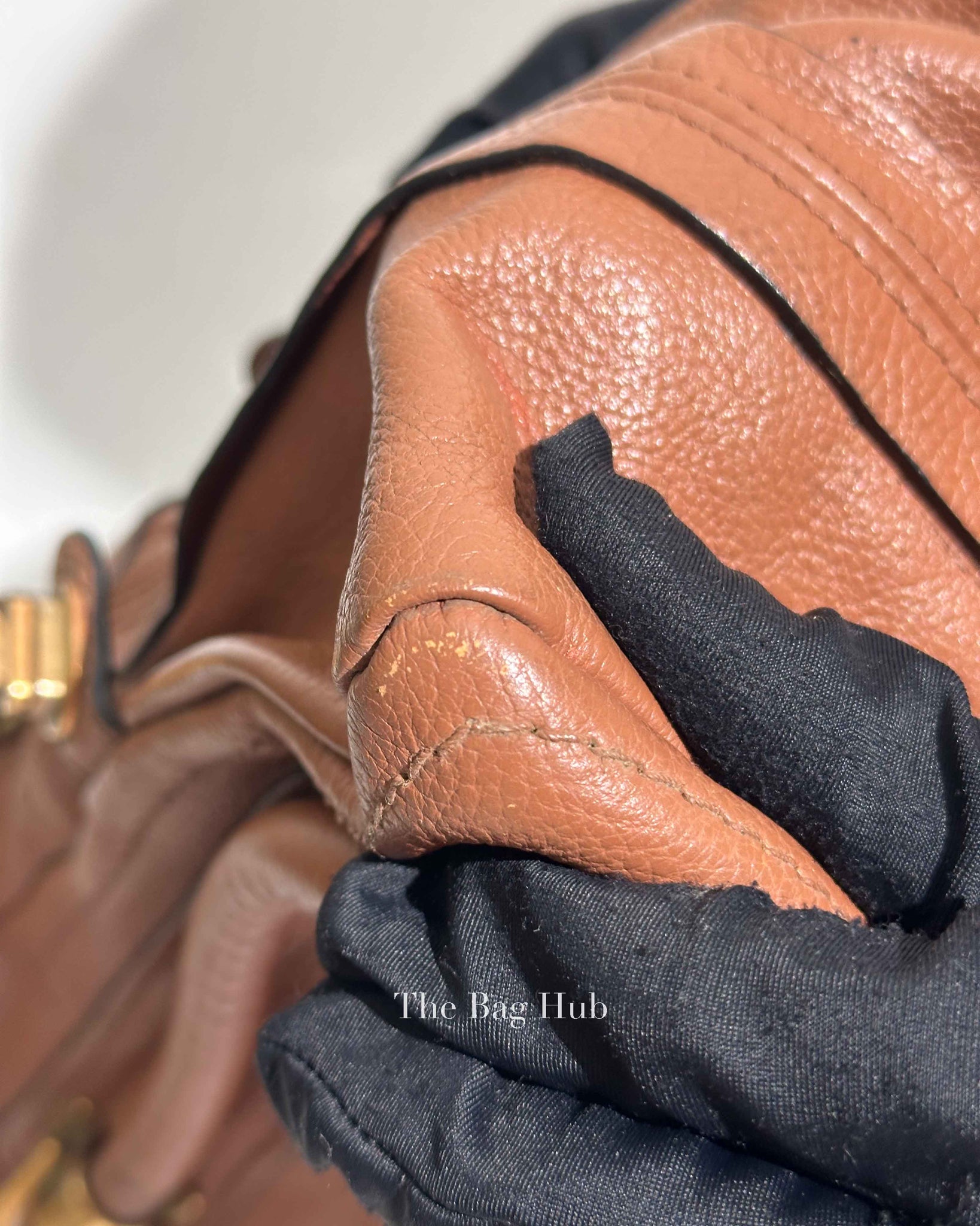 Chloe Brown Leather Medium Paraty Bag