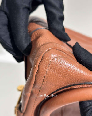 Chloe Brown Leather Medium Paraty Bag