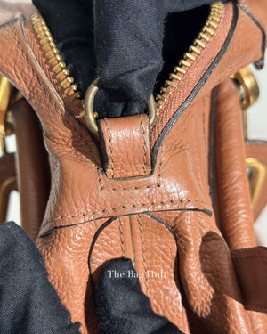 Chloe Brown Leather Medium Paraty Bag