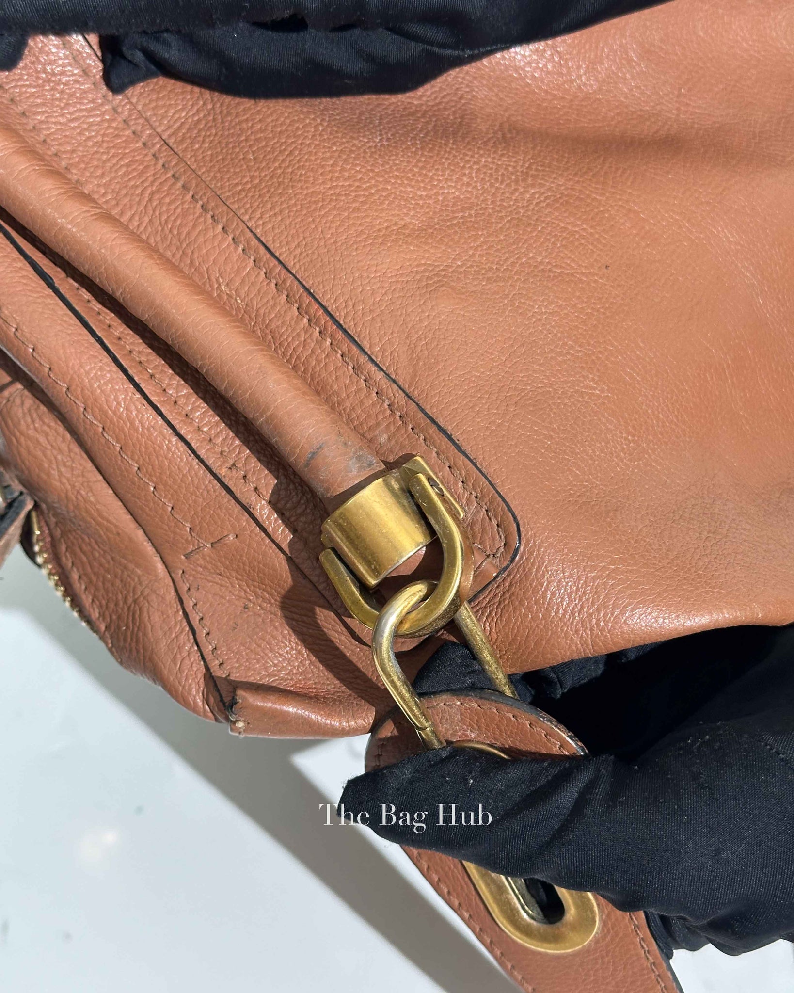 Chloe Brown Leather Medium Paraty Bag
