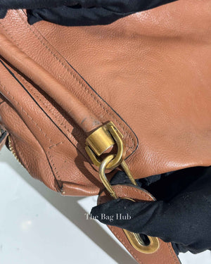 Chloe Brown Leather Medium Paraty Bag