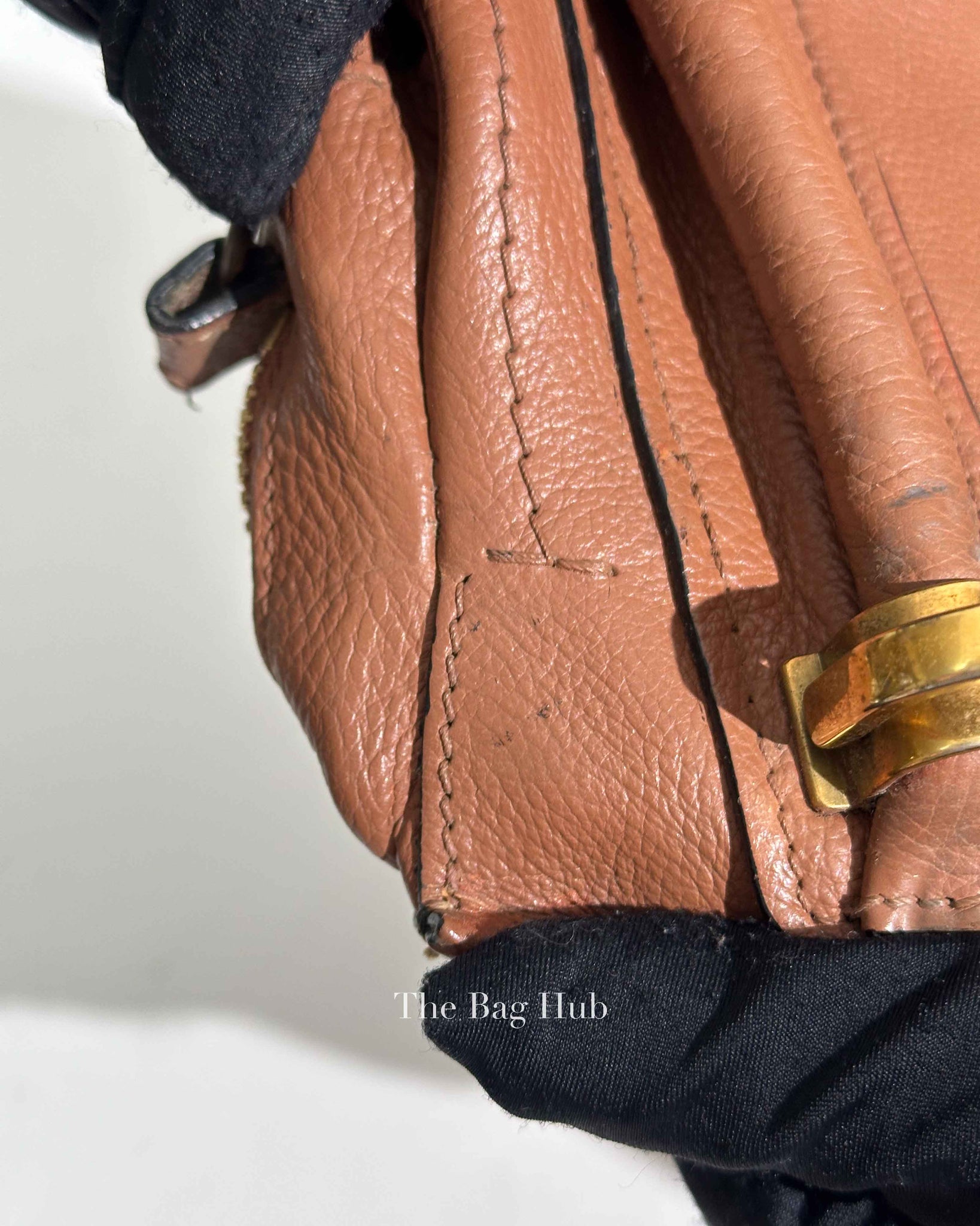 Chloe Brown Leather Medium Paraty Bag