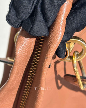 Chloe Brown Leather Medium Paraty Bag