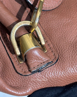 Chloe Brown Leather Medium Paraty Bag