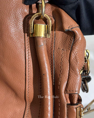 Chloe Brown Leather Medium Paraty Bag