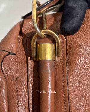 Chloe Brown Leather Medium Paraty Bag