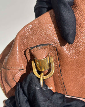 Chloe Brown Leather Medium Paraty Bag
