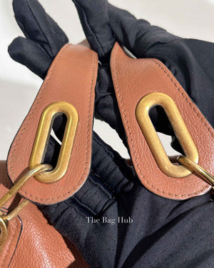 Chloe Brown Leather Medium Paraty Bag