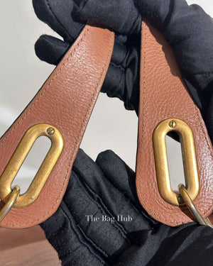 Chloe Brown Leather Medium Paraty Bag