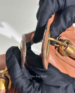 Chloe Brown Leather Medium Paraty Bag