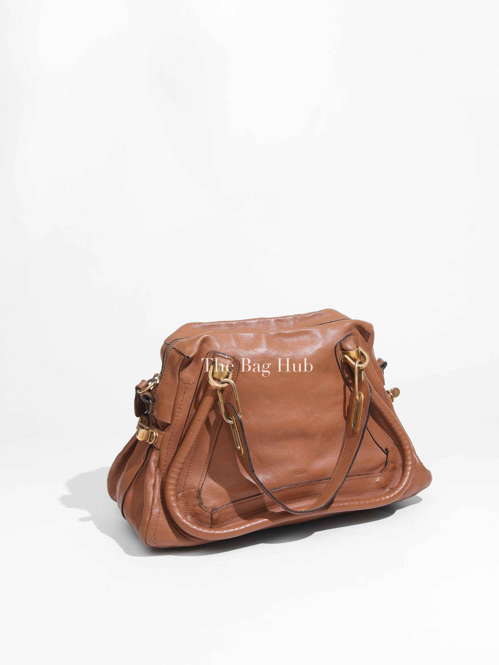 Chloe Brown Leather Medium Paraty Bag