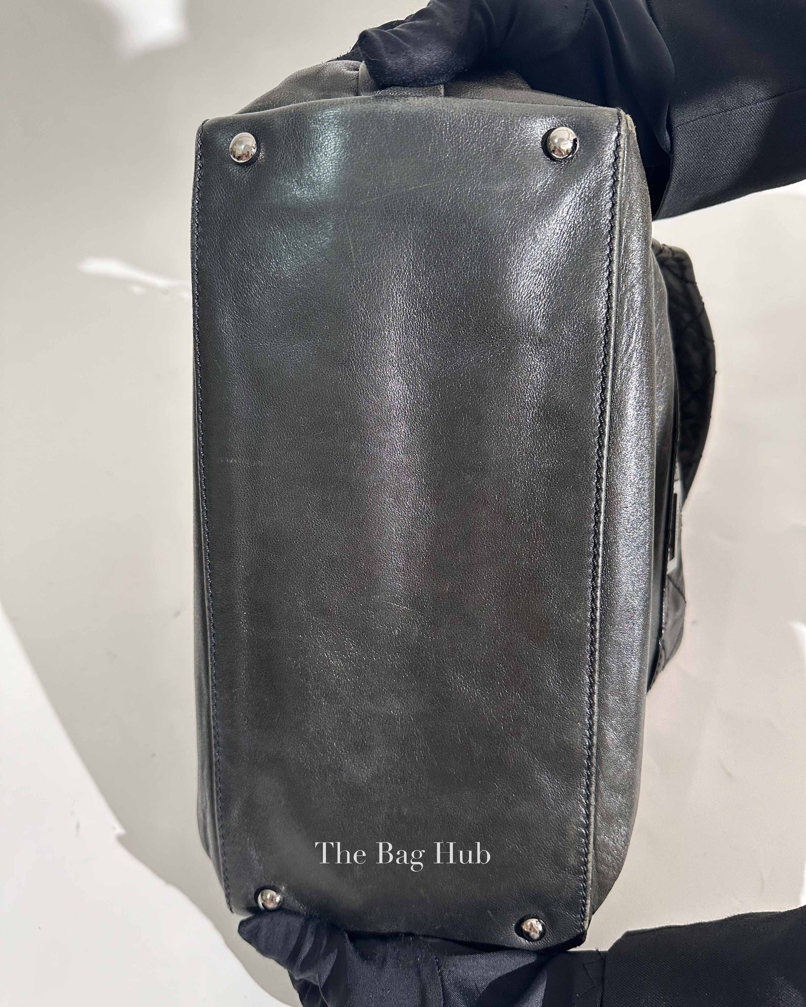 Chanel Black Leather 2.55 Shoulder Bag
