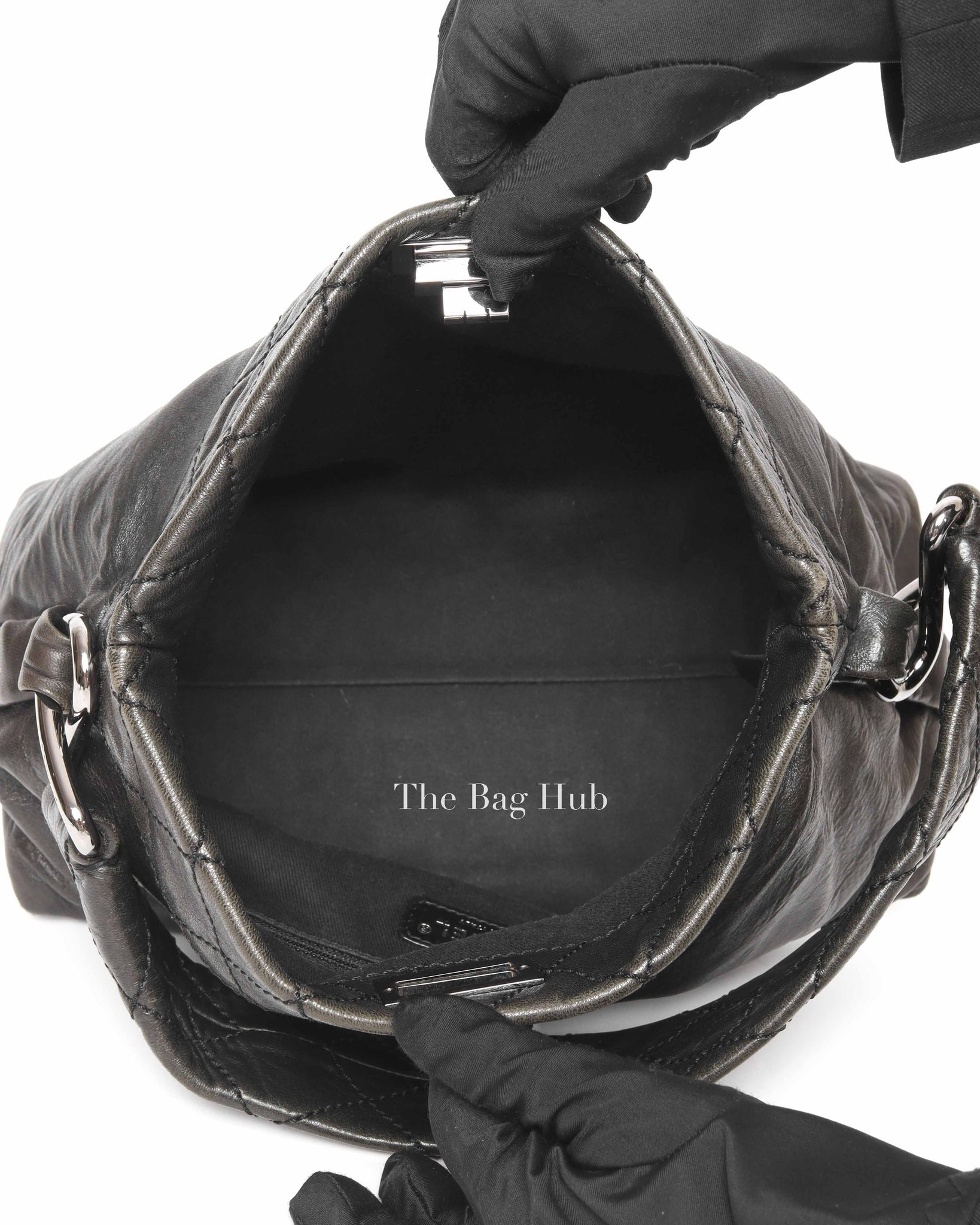 Chanel Black Leather 2.55 Shoulder Bag