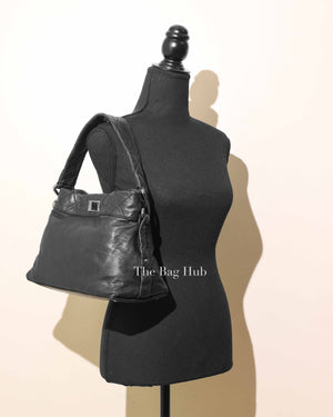 Chanel Black Leather 2.55 Shoulder Bag