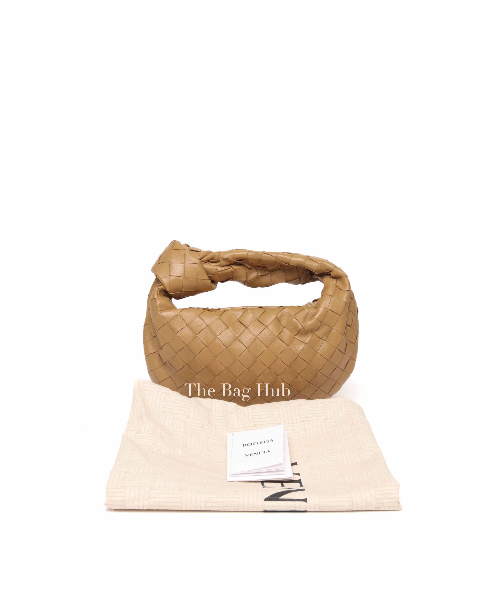 Bottega Veneta Dark Praline Intrecciato Mini Jodie Bag