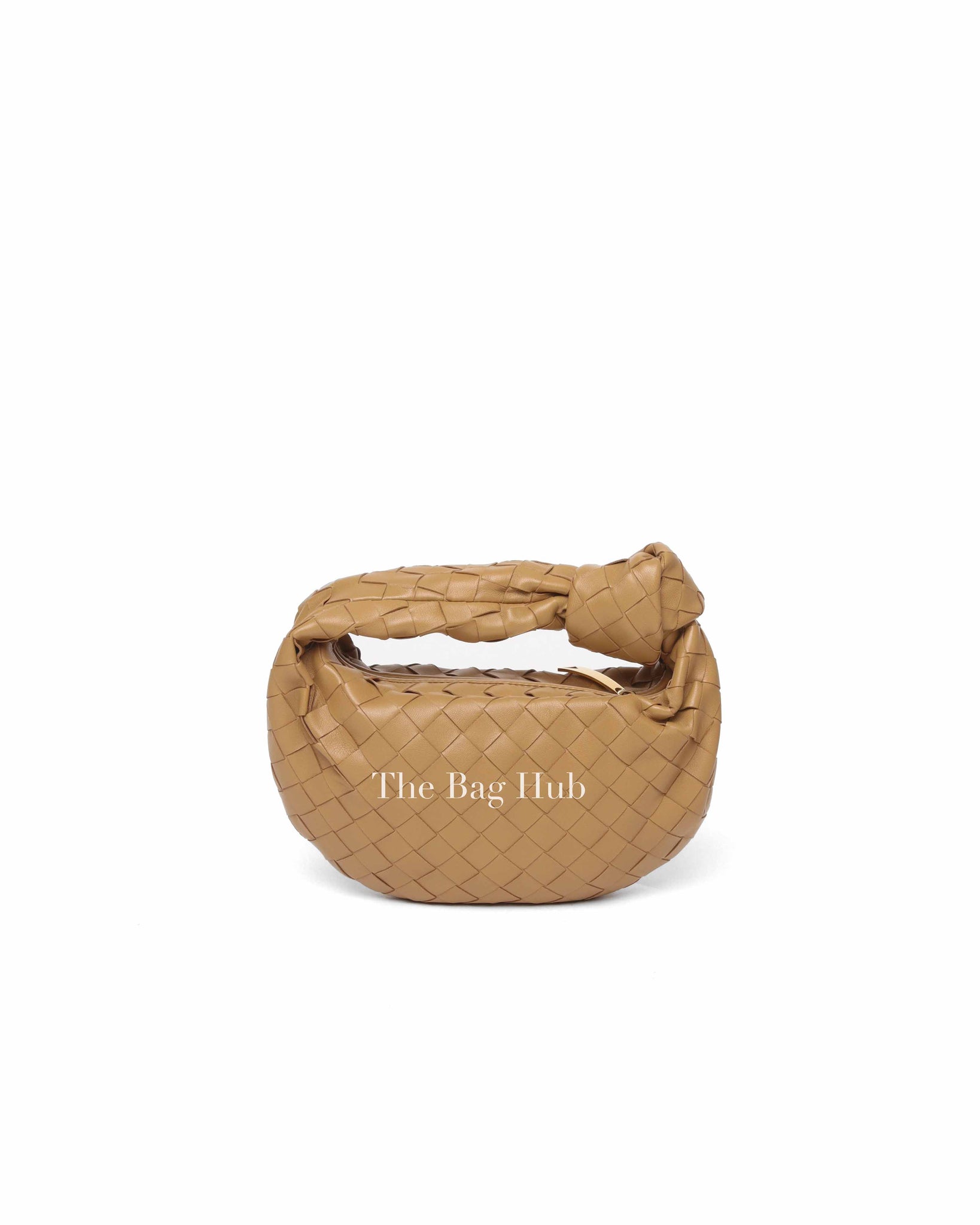 Bottega Veneta Dark Praline Intrecciato Mini Jodie Bag