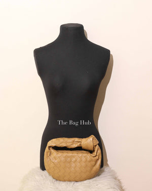 Bottega Veneta Dark Praline Intrecciato Mini Jodie Bag
