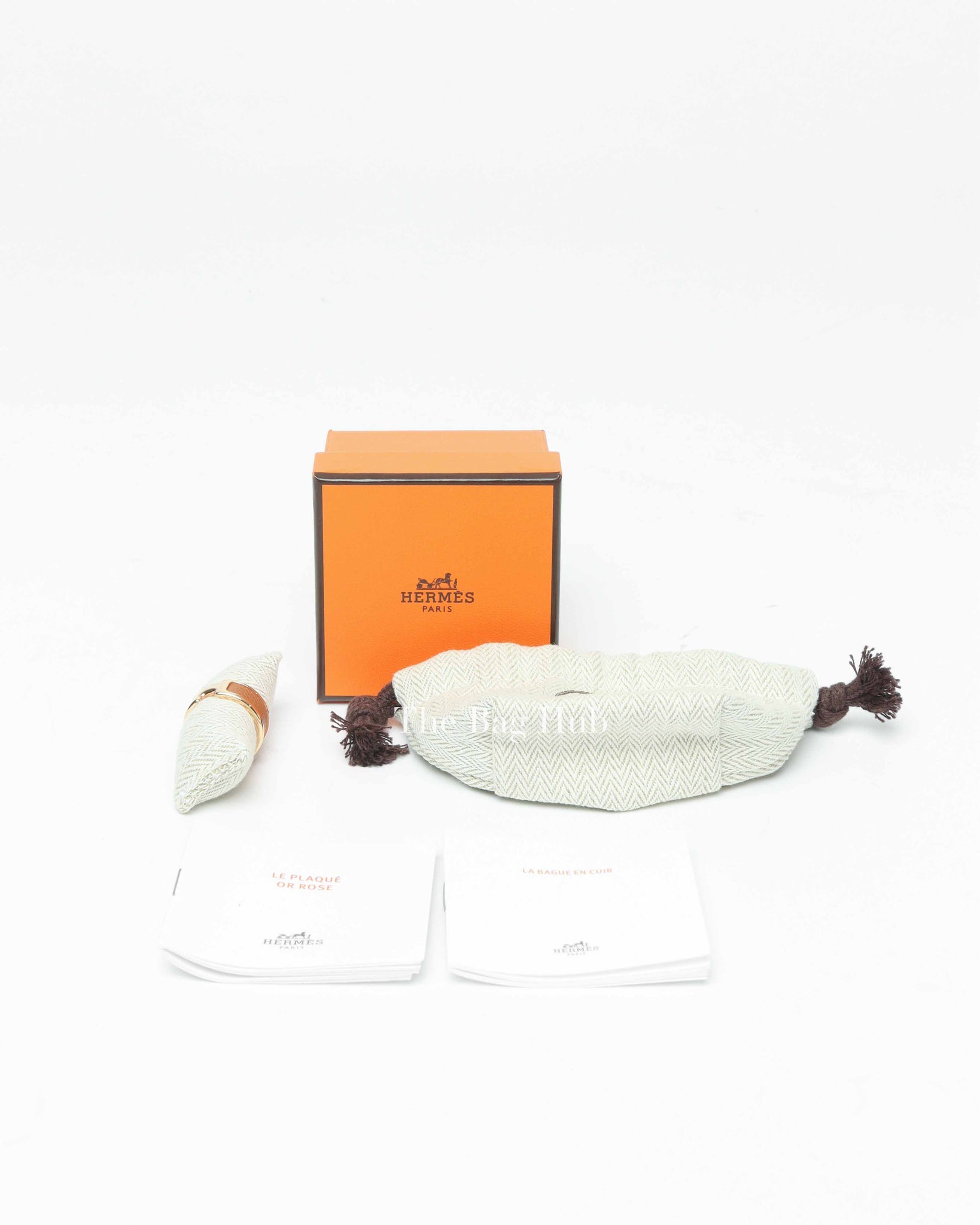 Hermes Gold Madame Calfskin Small Model Olympe Ring YGP