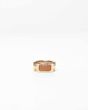 Hermes Gold Madame Calfskin Small Model Olympe Ring YGP