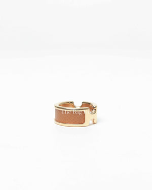 Hermes Gold Madame Calfskin Small Model Olympe Ring YGP