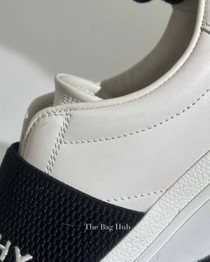 Givenchy White/Black Leather City Sport Sneakers Size 36