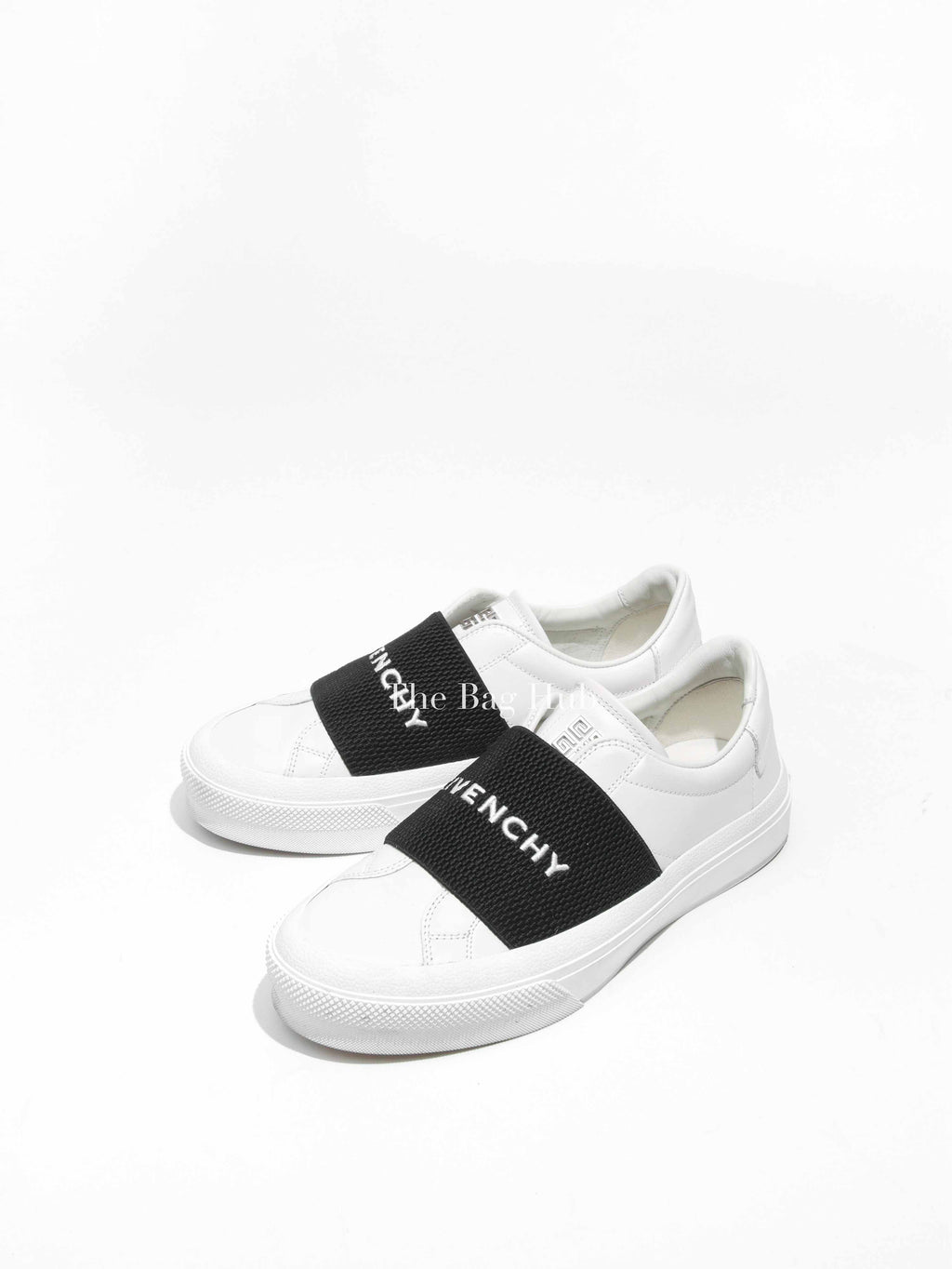 Givenchy White/Black Leather City Sport Sneakers Size 36