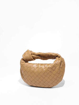 Bottega Veneta Dark Praline Intrecciato Mini Jodie Bag