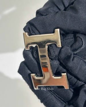 Hermes Maroon/Black Leather Reversible Constance Buckle Belt 32MM Size 85