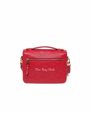 Louis Vuitton Cherry Empreinte Leather Pochette Metis Sling Bag