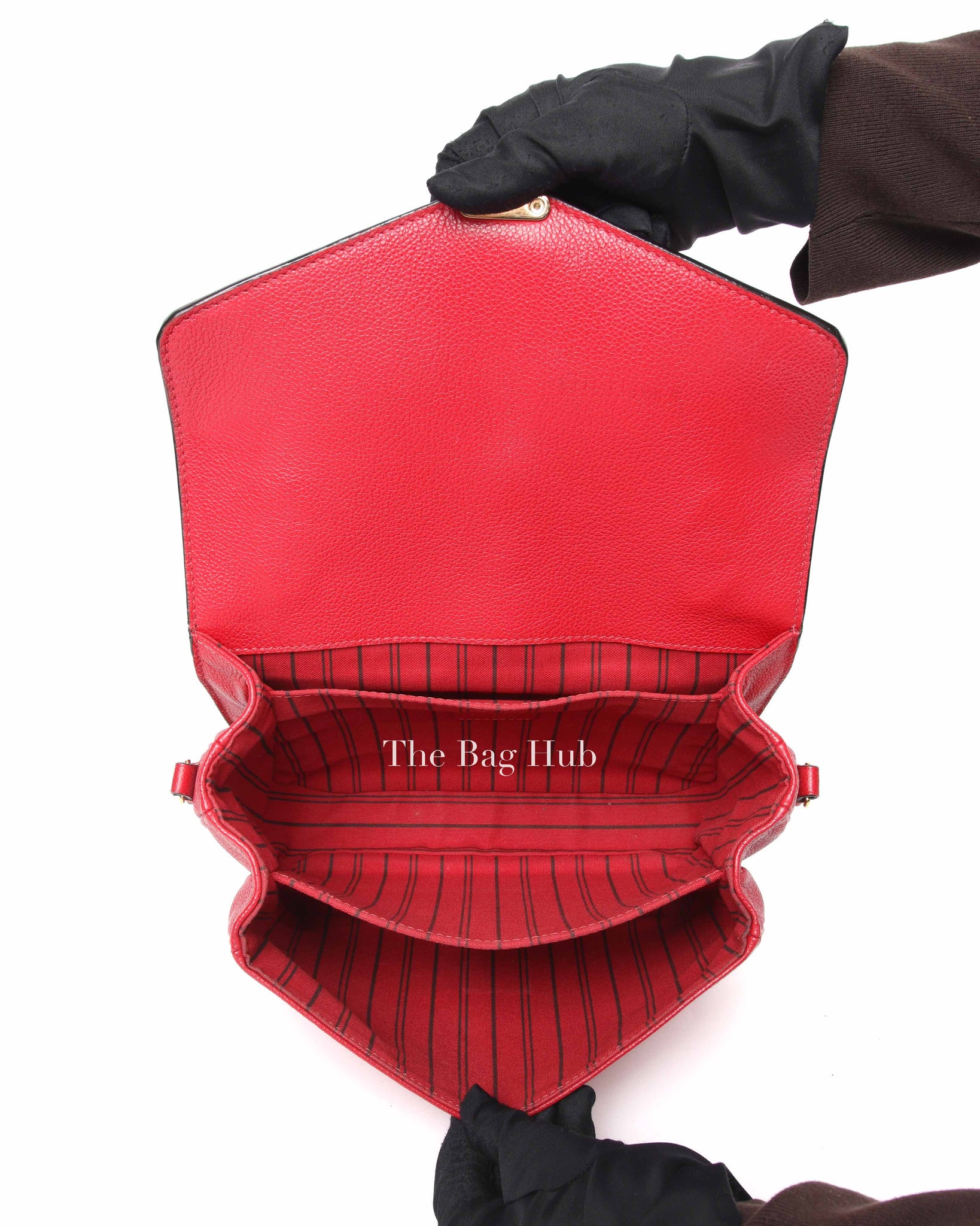 Louis Vuitton Cherry Empreinte Leather Pochette Metis Sling Bag