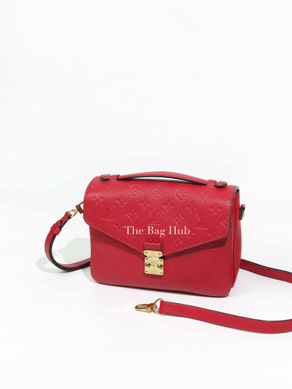 Louis Vuitton Cherry Empreinte Leather Pochette Metis Sling Bag