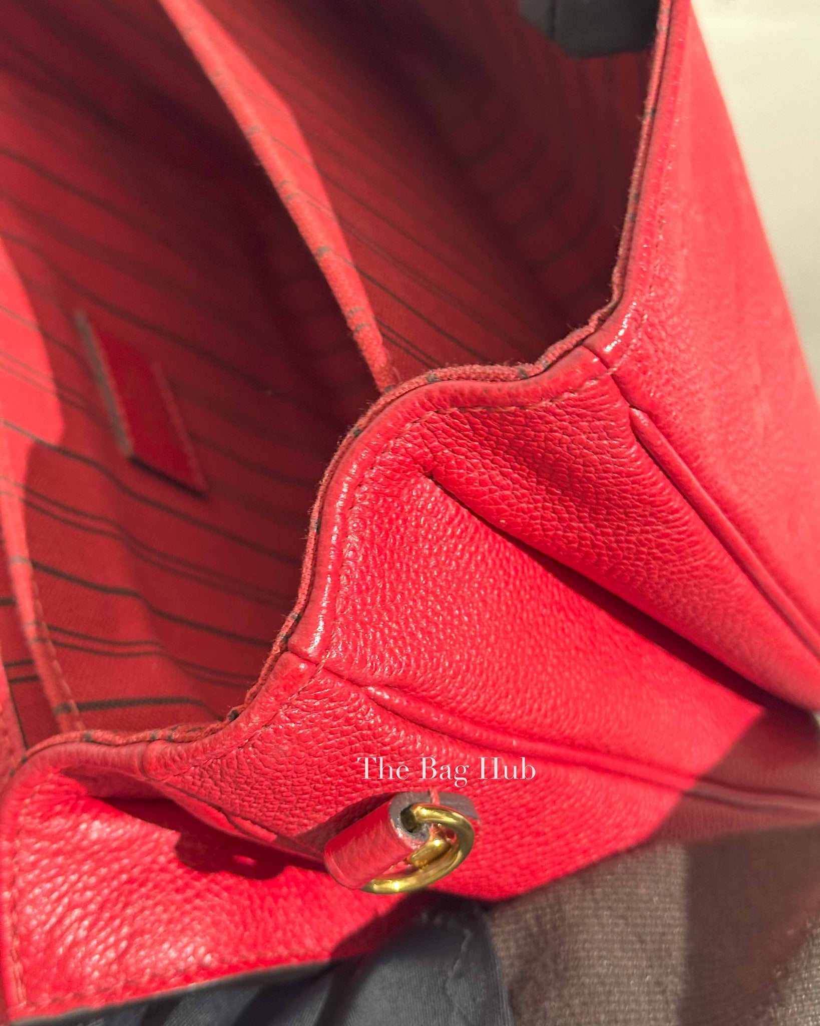 Louis Vuitton Cherry Empreinte Leather Pochette Metis Sling Bag
