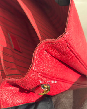 Louis Vuitton Cherry Empreinte Leather Pochette Metis Sling Bag