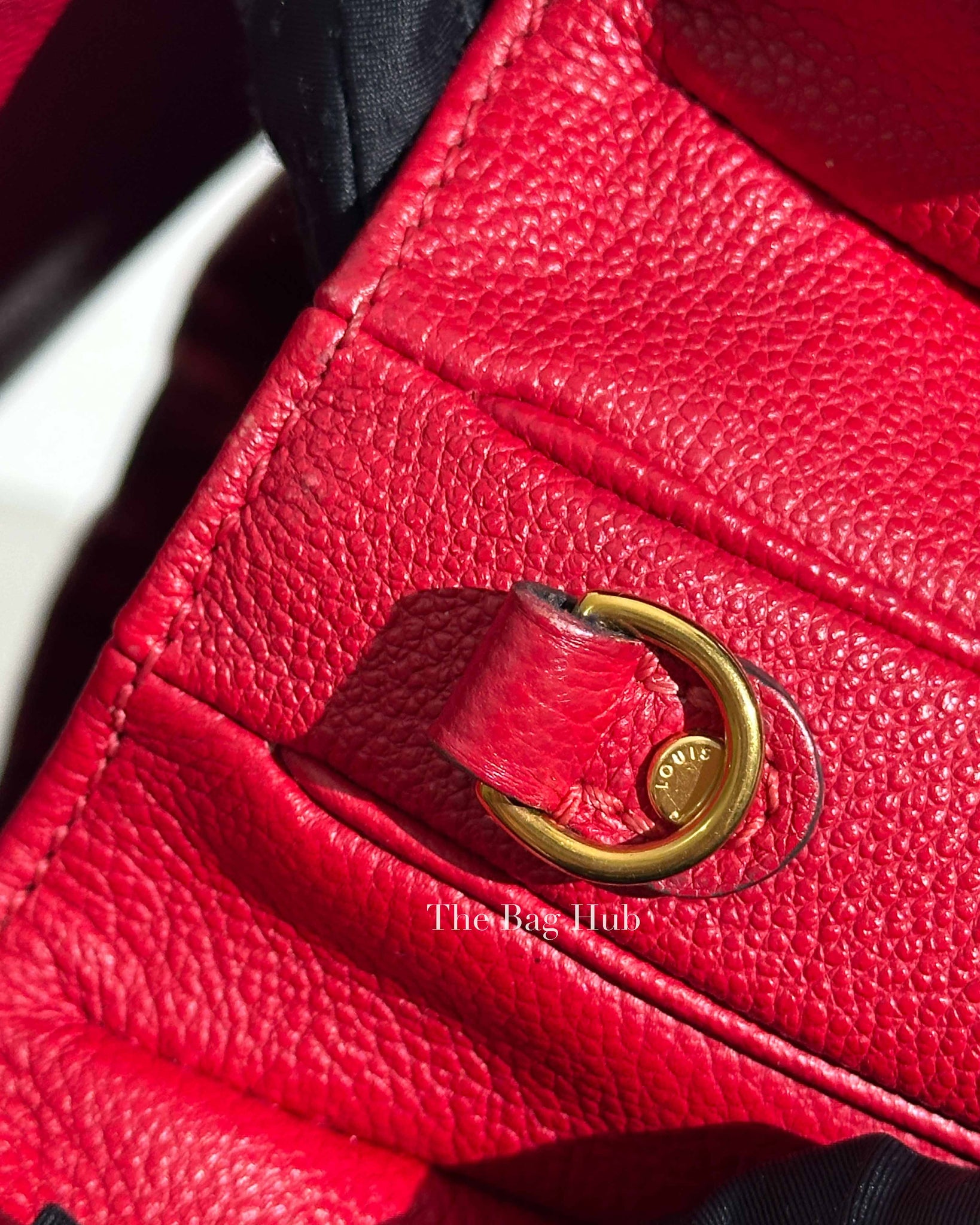 Louis Vuitton Cherry Empreinte Leather Pochette Metis Sling Bag