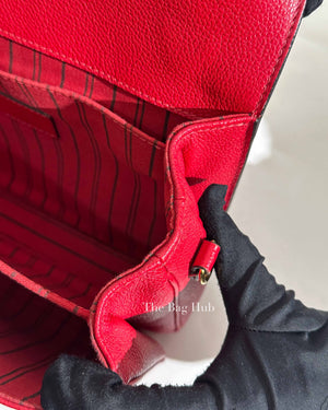 Louis Vuitton Cherry Empreinte Leather Pochette Metis Sling Bag
