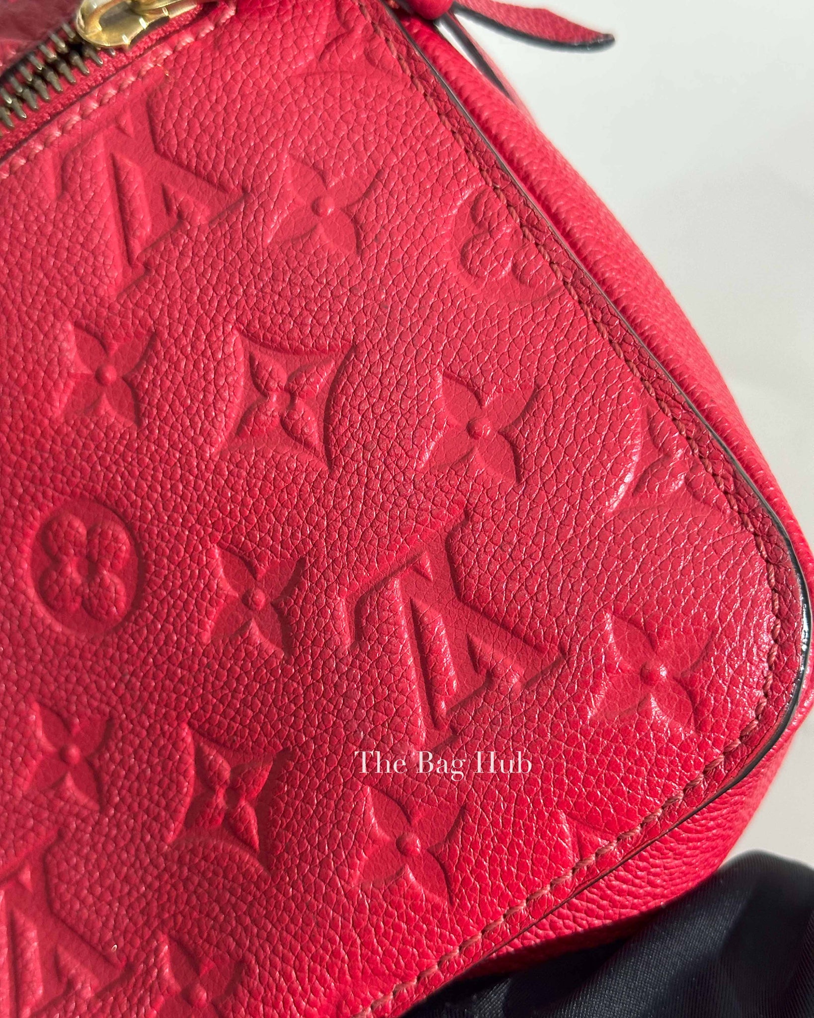 Louis Vuitton Cherry Empreinte Leather Pochette Metis Sling Bag