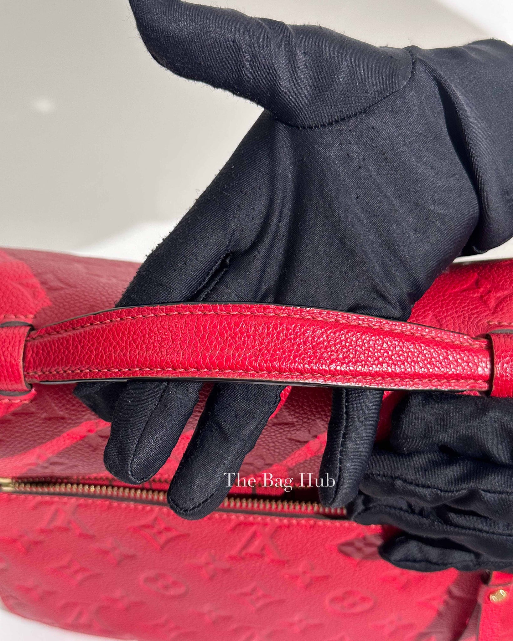 Louis Vuitton Cherry Empreinte Leather Pochette Metis Sling Bag