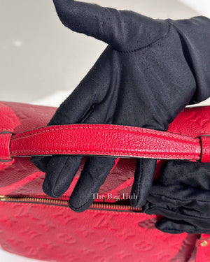 Louis Vuitton Cherry Empreinte Leather Pochette Metis Sling Bag