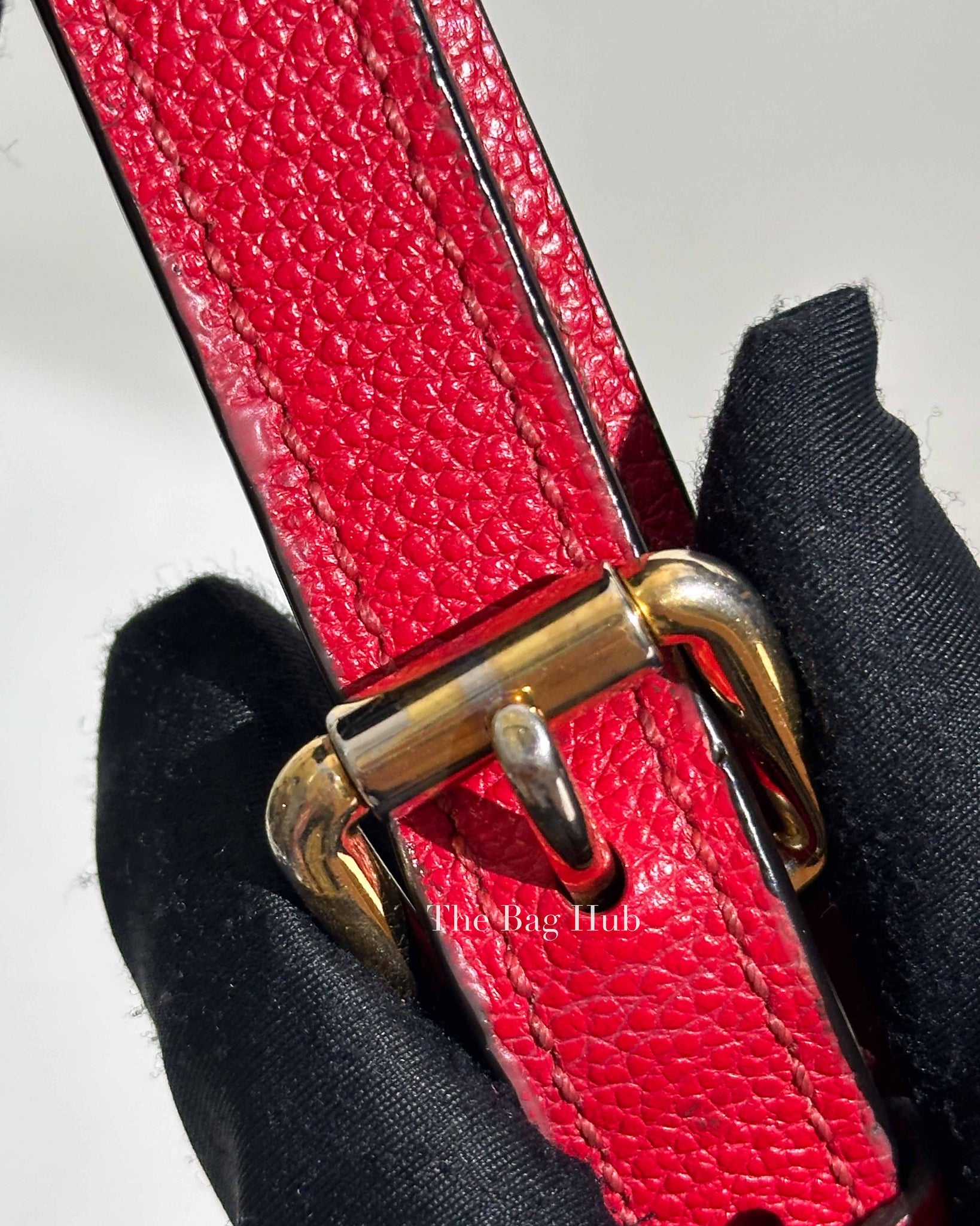Louis Vuitton Cherry Empreinte Leather Pochette Metis Sling Bag
