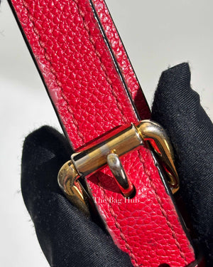 Louis Vuitton Cherry Empreinte Leather Pochette Metis Sling Bag