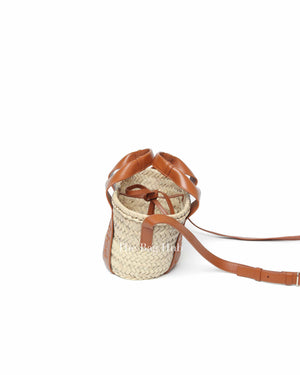 Chloe Raffia Small Basket Bag