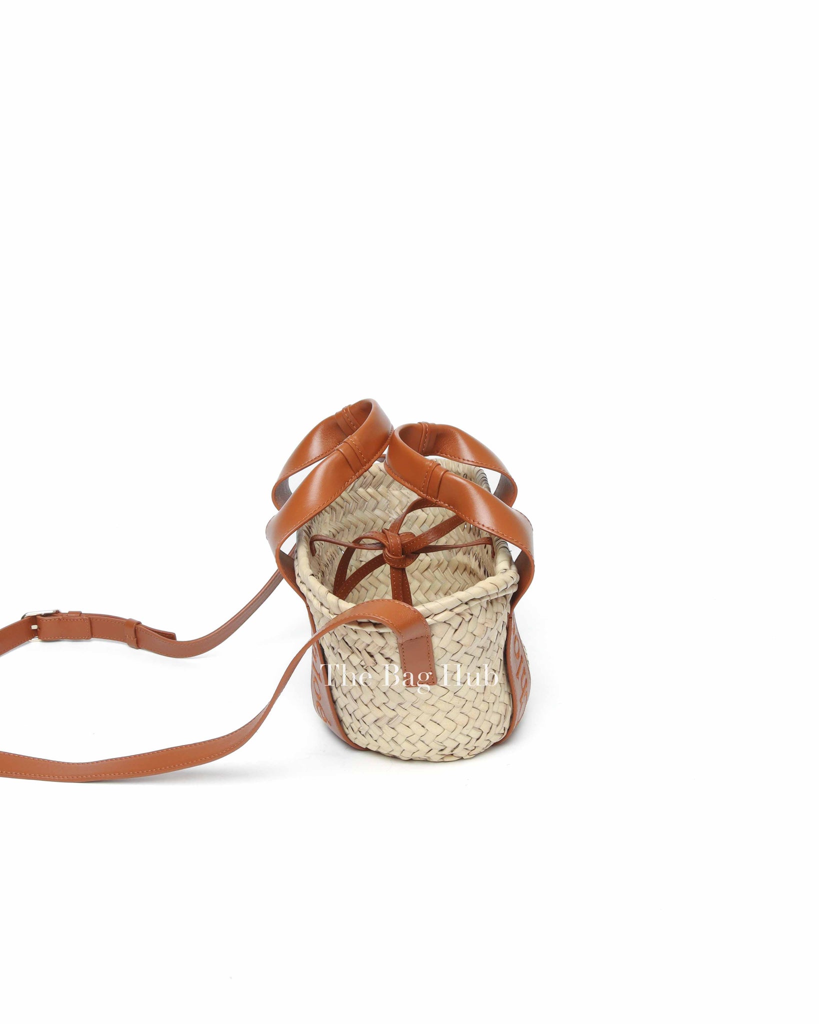 Chloe Raffia Small Basket Bag