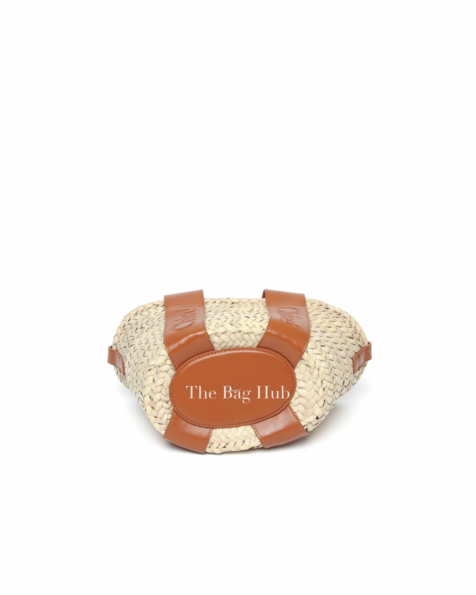 Chloe Raffia Small Basket Bag